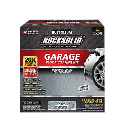 Rust-Oleum RockSolid Polycuramine Garage Floor Coating Kit