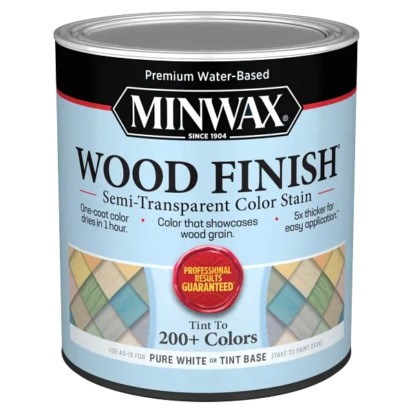 Minwax® Wood Finish® Water-Based Semi-Transparent Color Stain