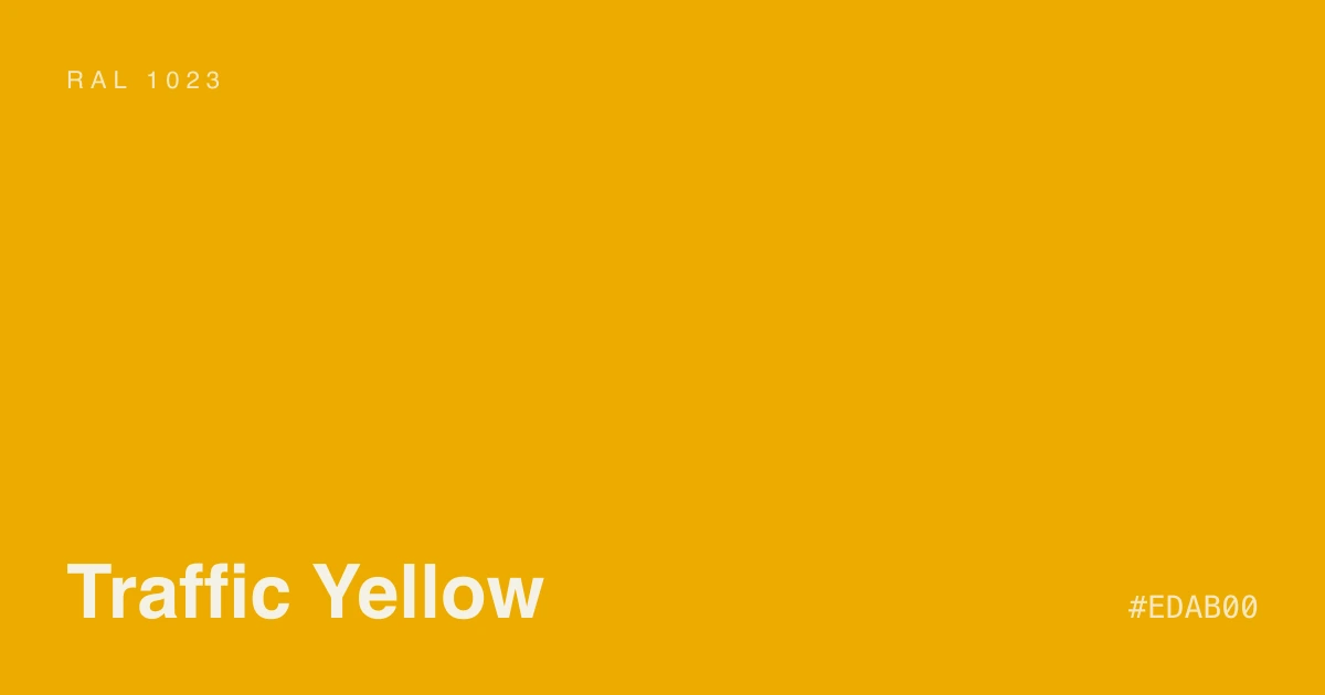 Sunlit room with a traffic yellow painted accent