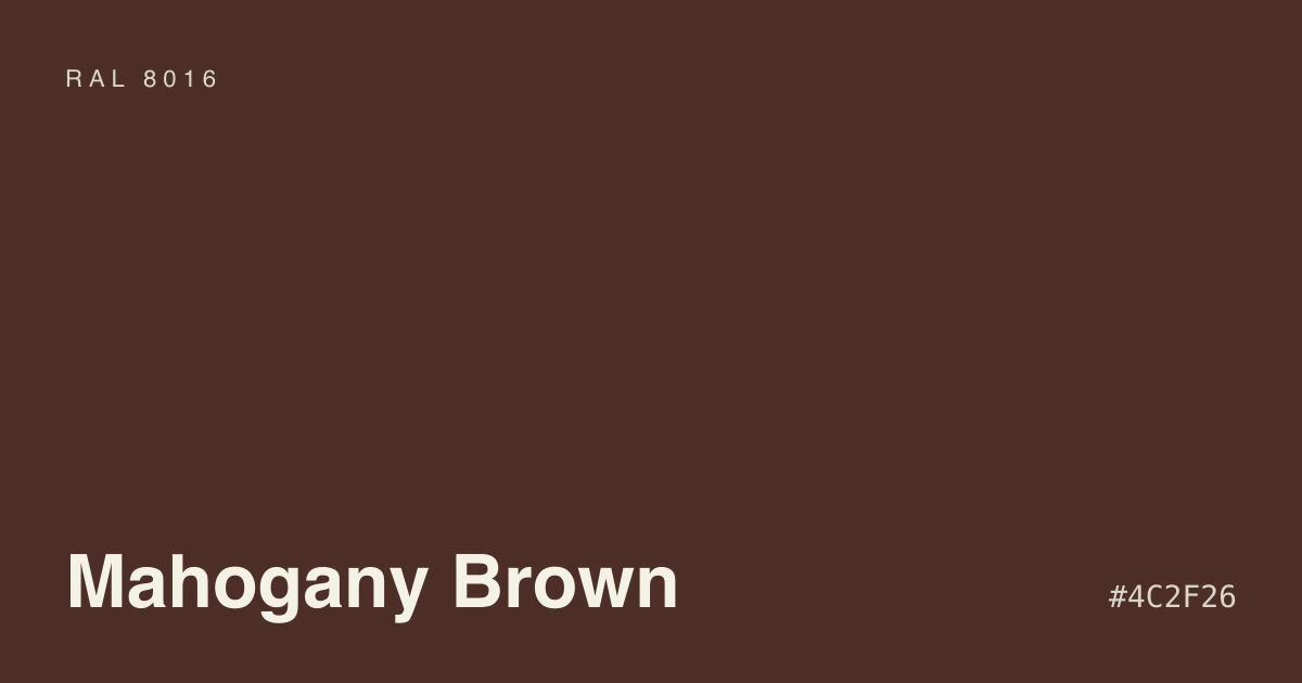 Sunlit room with a mahogany brown painted accent