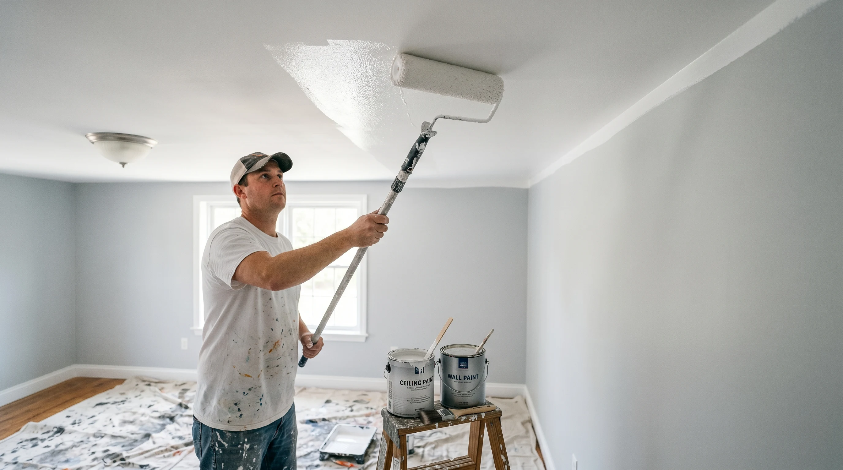 Ceiling Paint vs Wall Paint — Why You Can't Just Use One