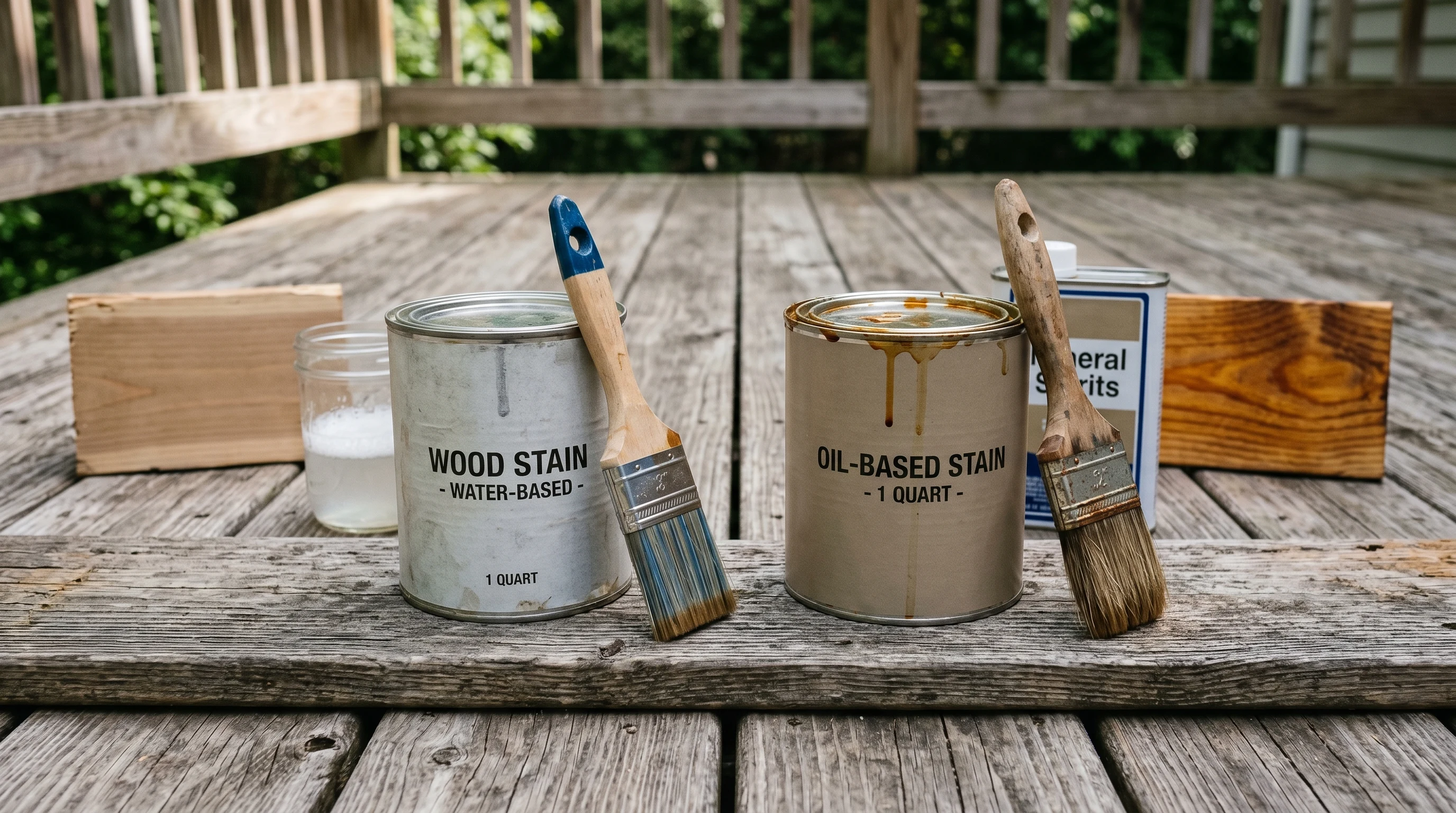 Water-Based vs Oil-Based Wood Stain: A Chemist's Head-To-Head