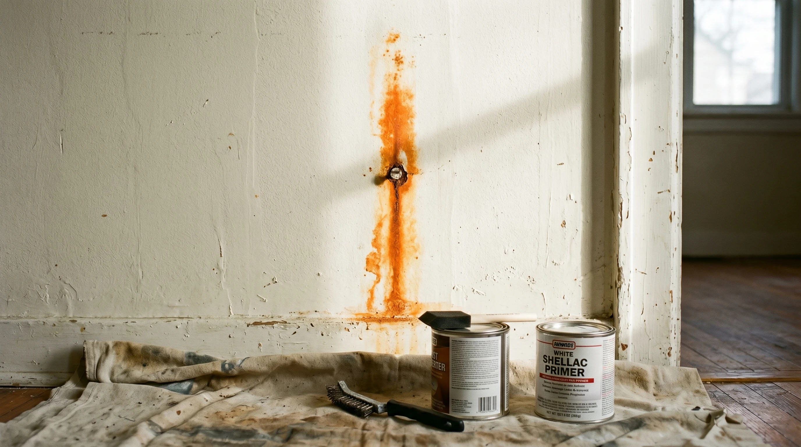 How to Block Rust Stains Before Painting