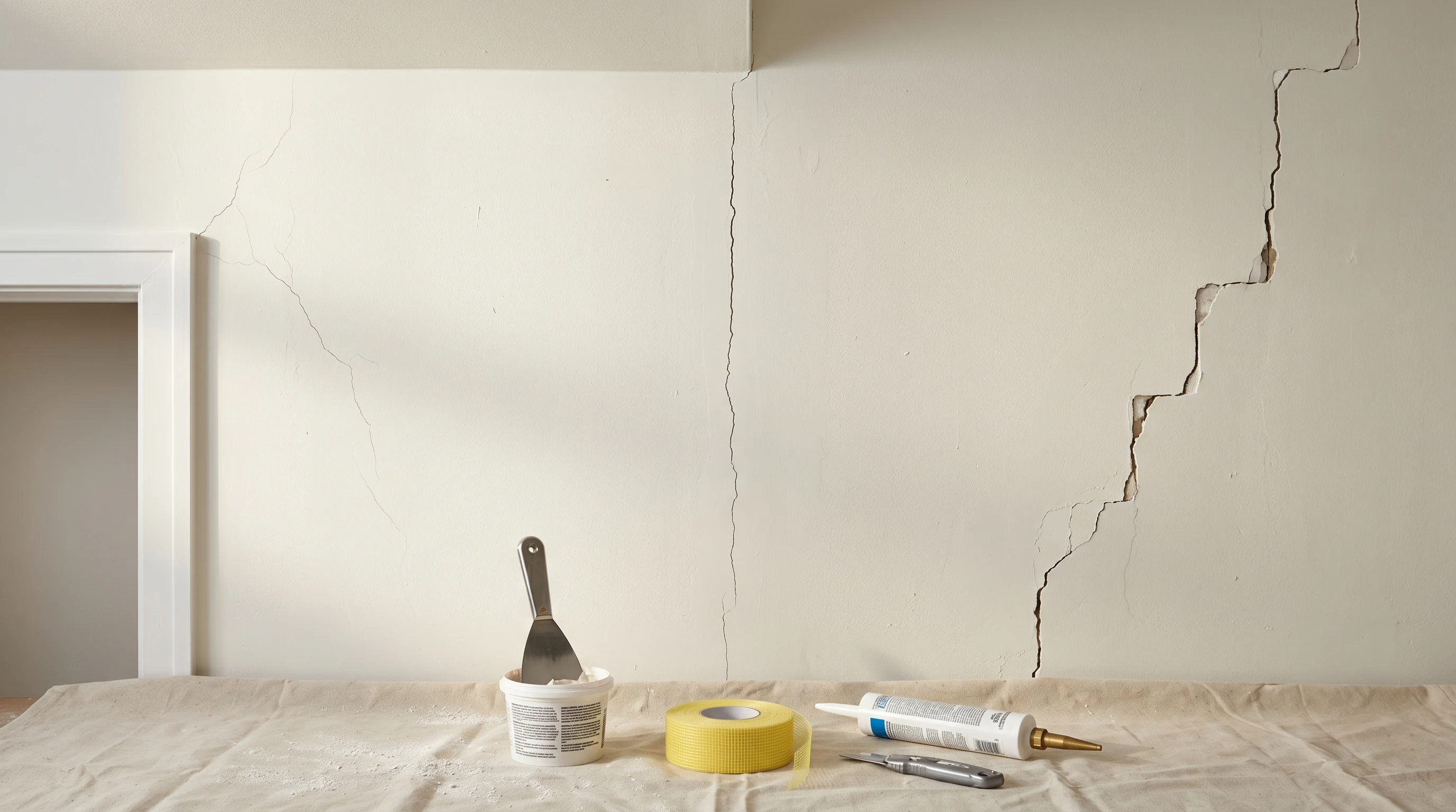 How to Fix Cracks in Walls Before Painting