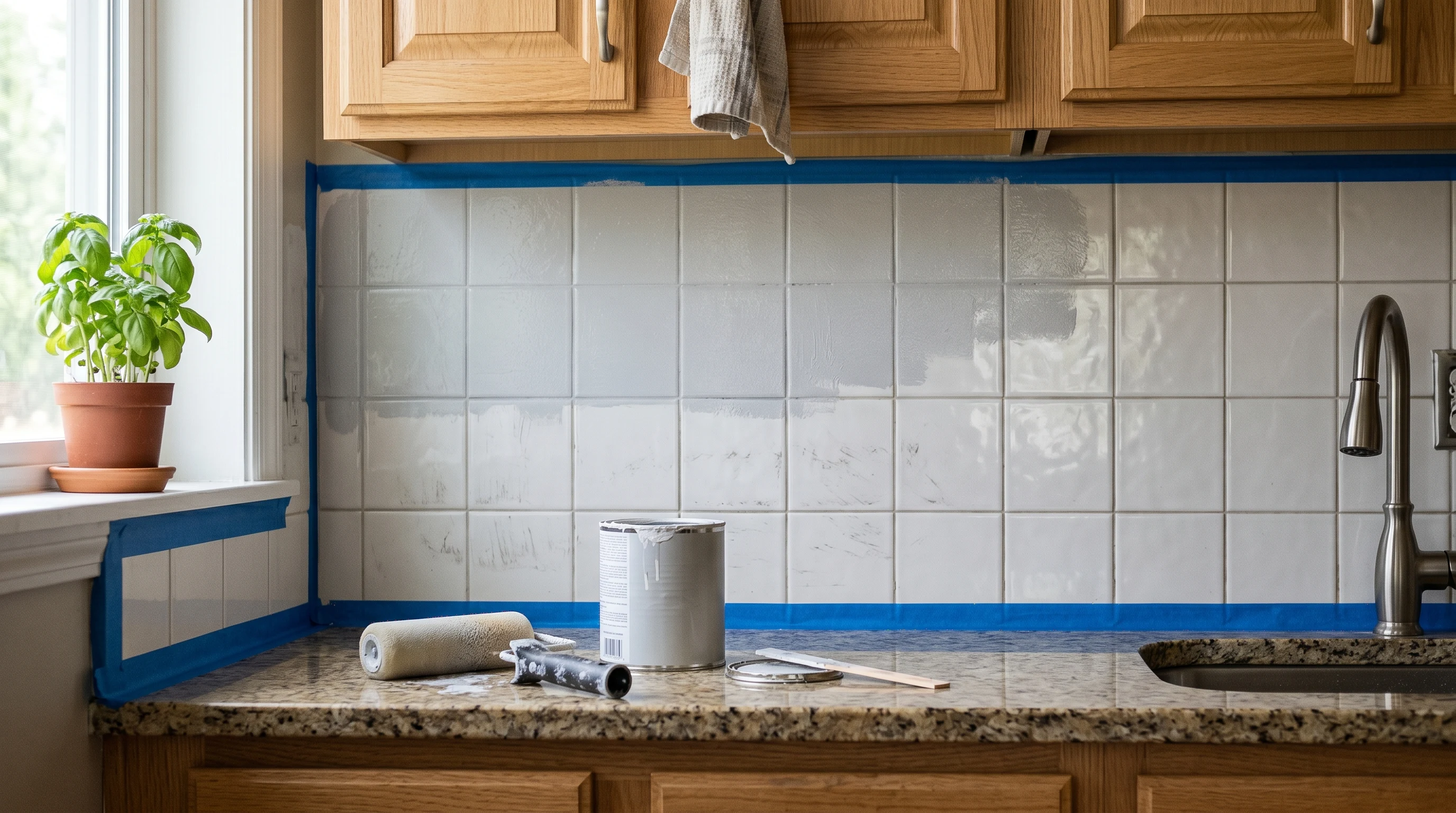 How to Paint Ceramic Tile: Floor, Wall, and Backsplash