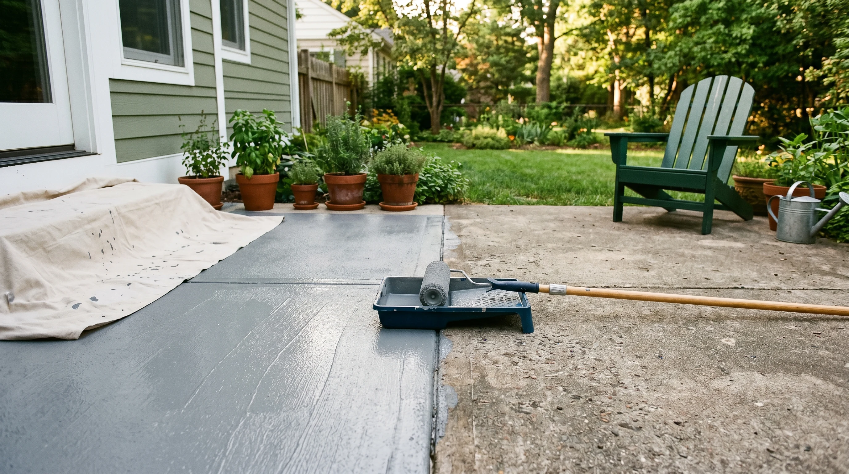 How to Paint a Concrete Patio