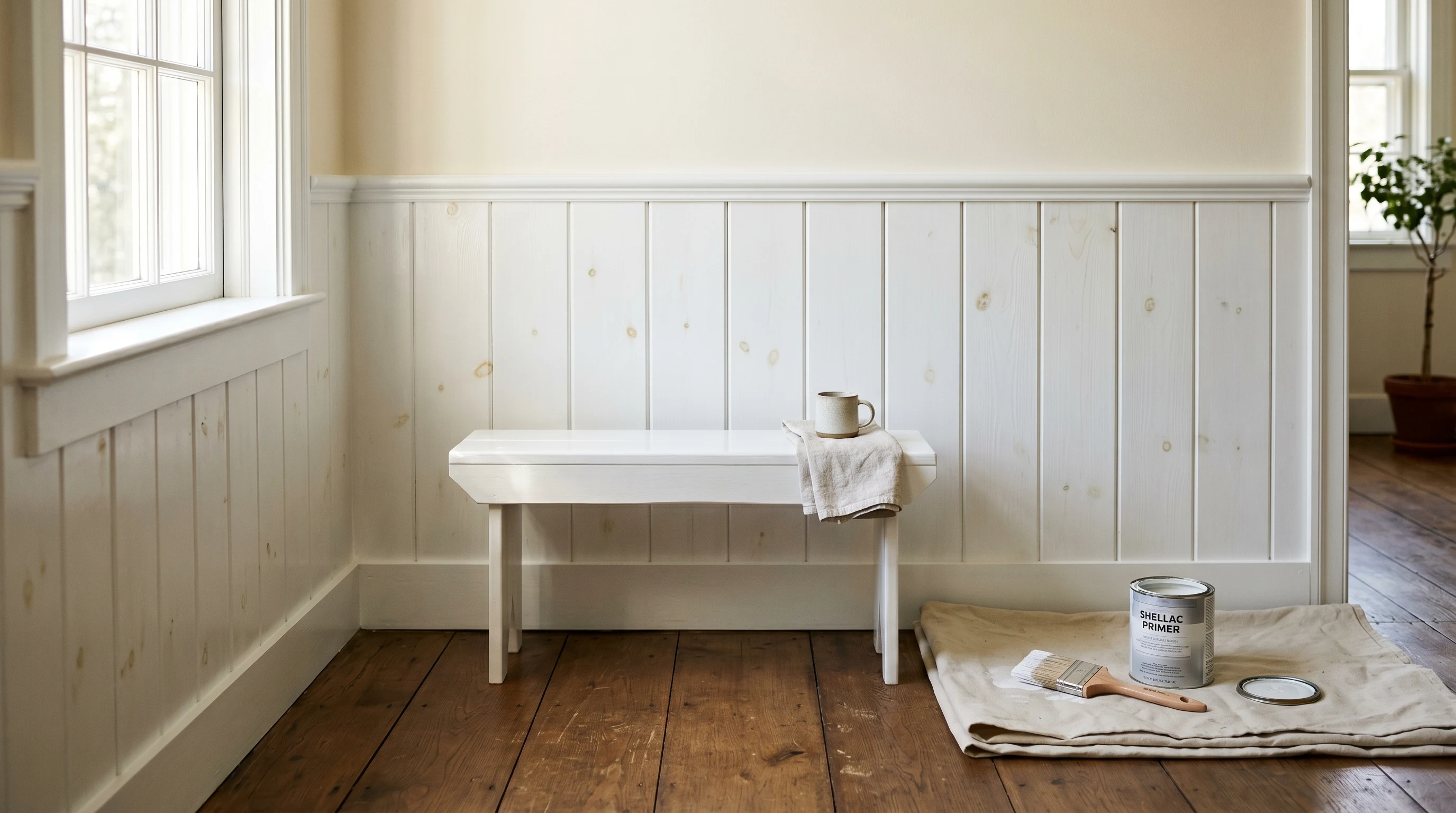 How to Paint Pine — Trim, Furniture, and Knotty Boards