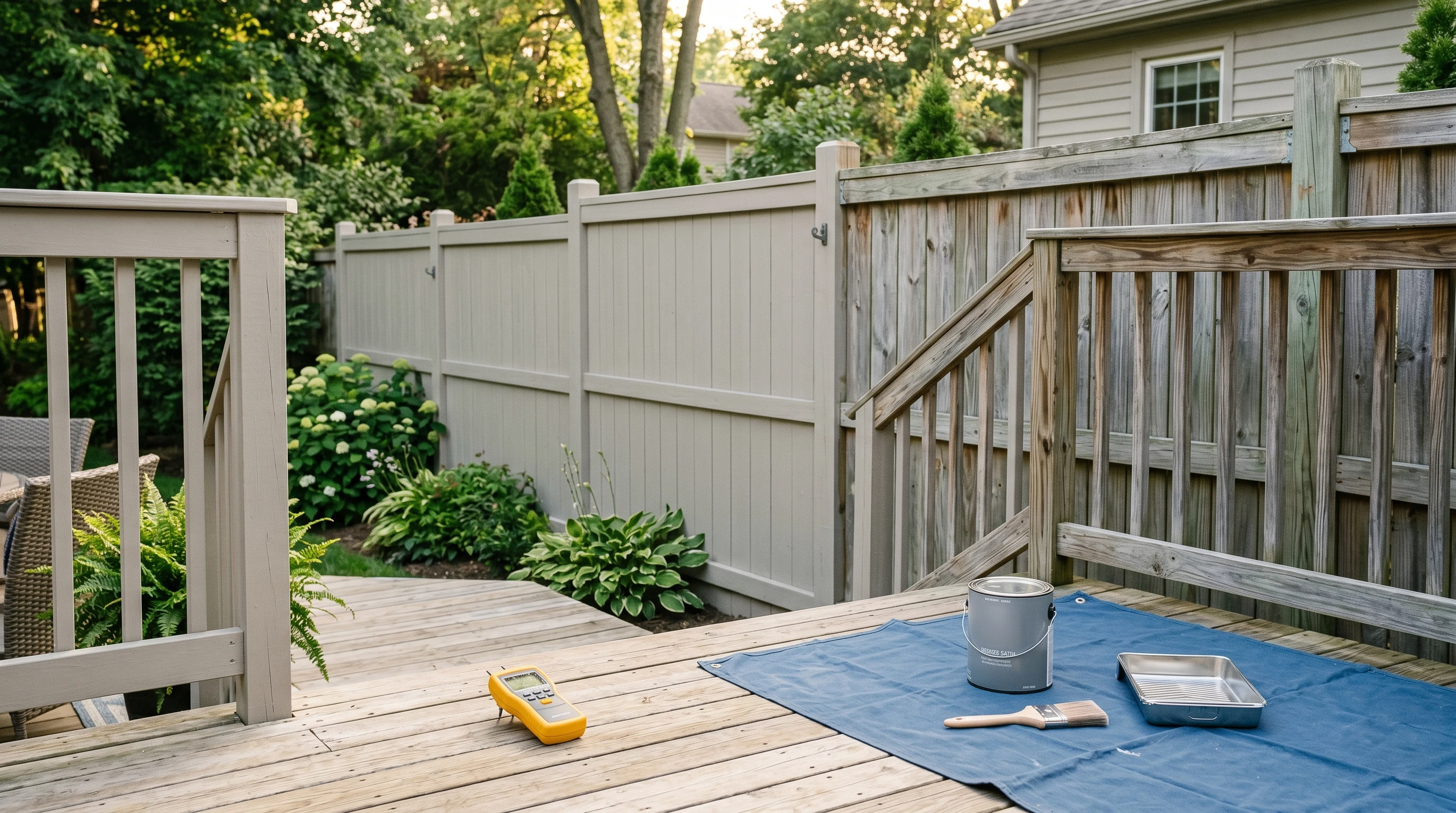 How to Paint Pressure-Treated Wood: The Moisture Rule and the 6-Month Wait