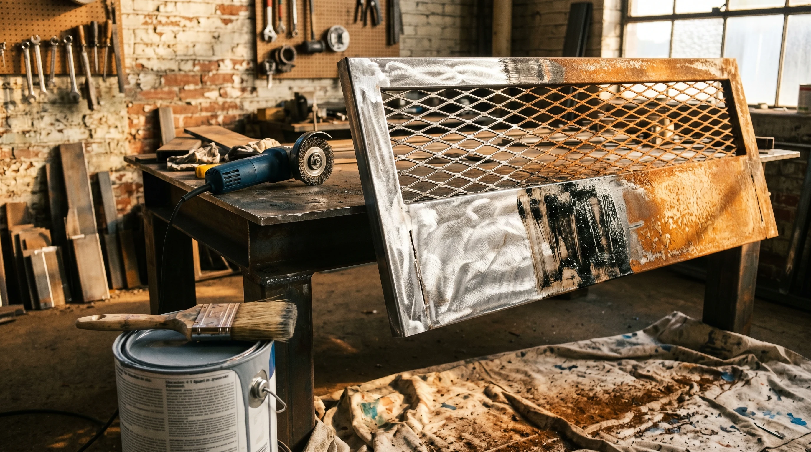 How to Paint Over Rusted Metal — Wire Wheel to Topcoat